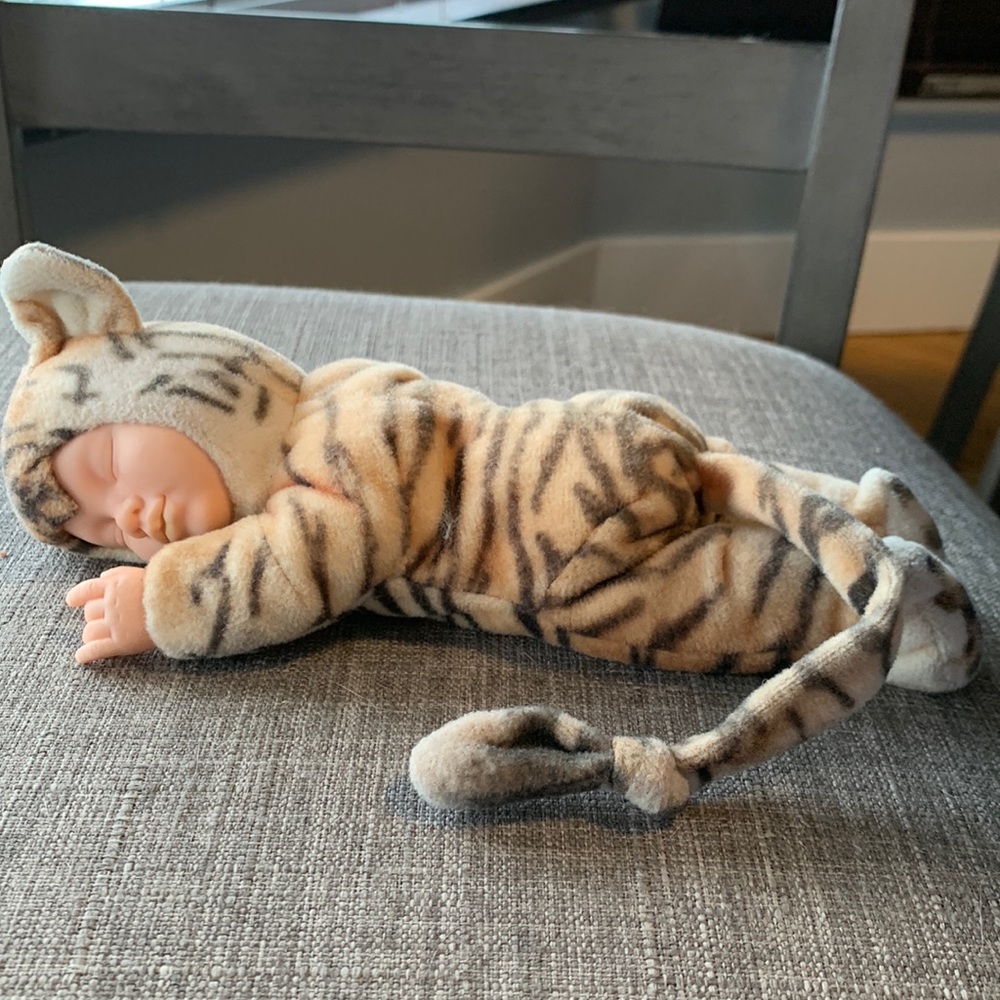 Anne Geddes baby tiger doll